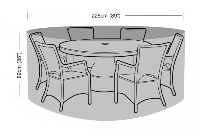 Garland Cover Round 6 Seater 2 Garland Cover Round 6 Seater - Image 2