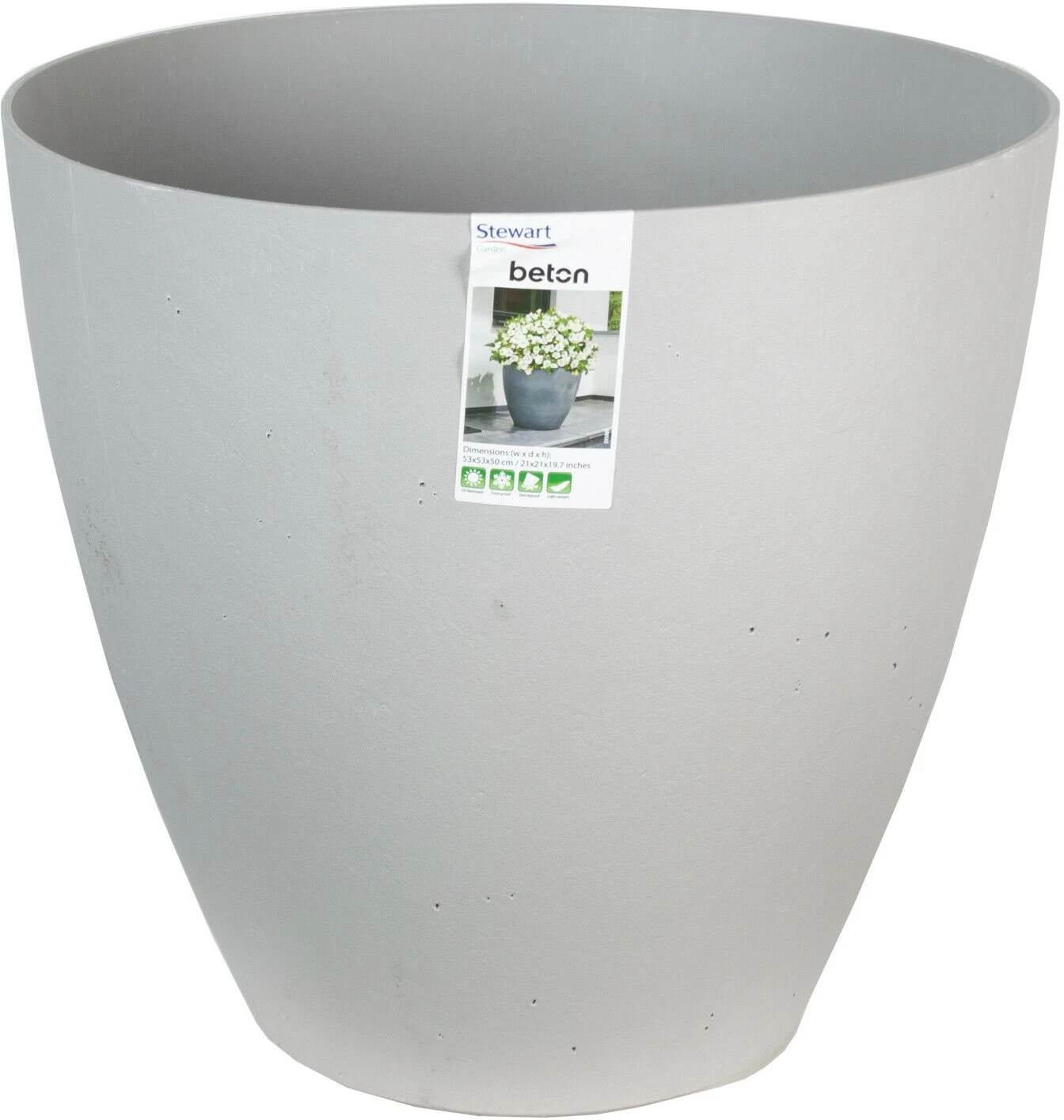 Stewart Beton Tall Planter - 38cm 1 Stewart Beton Tall Planter - 38cm