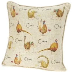 Linen Mix Cushion -Wolf Sales 4470 8370