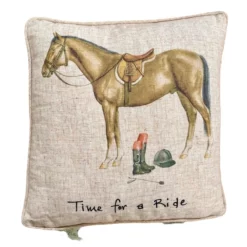 Linen Mix Cushion -Wolf Sales 4470 9943