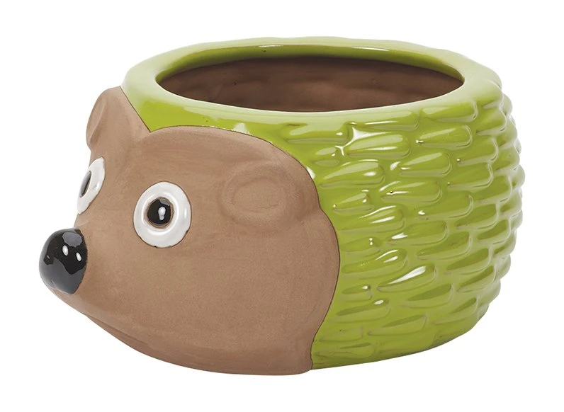 Apta Glazed Hedgehog Planter 1 Apta Glazed Hedgehog Planter