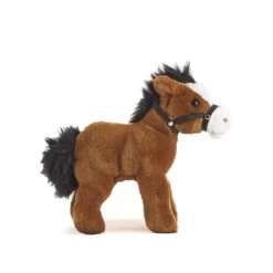 Living Nature Horse With Bridle Soft Toy - 23cm