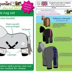 Crafty Ponies Snuggle Rug Set -Wolf Sales 5386 10217