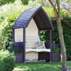 AFK Cottage Painted Arbour -Wolf Sales 5766 10893