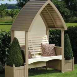 AFK Cottage Painted Arbour -Wolf Sales 5766 10895