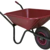 Plastic Burgundy Wheelbarrow