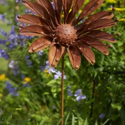 Tom Chambers Plant Stakes Rustic Sunflower