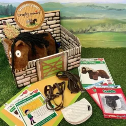 Crafty Ponies Leather Tack Starter Box Set - Brown