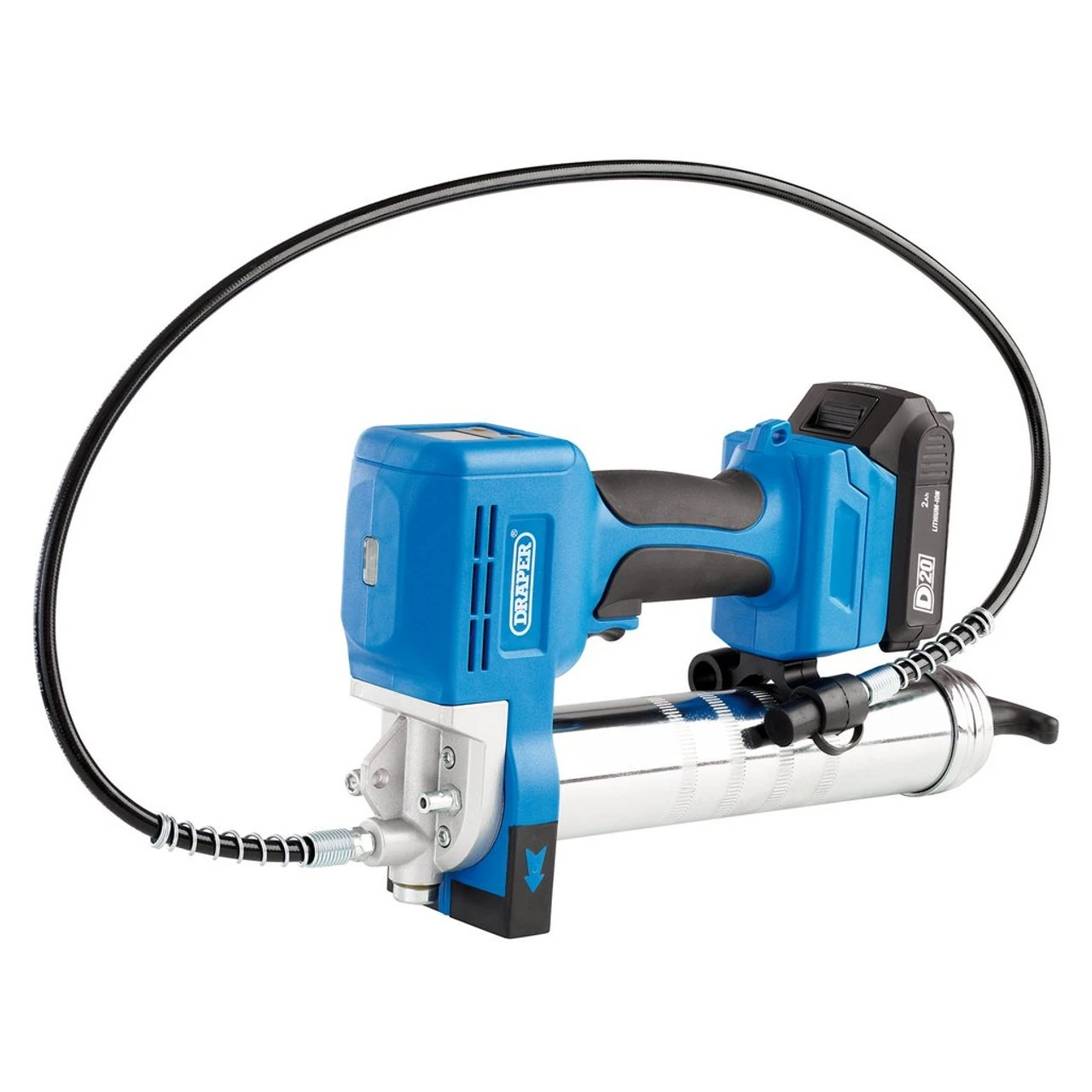 Draper Cordless D20 20V Grease Gun Kit 1 Draper Cordless D20 20V Grease Gun Kit